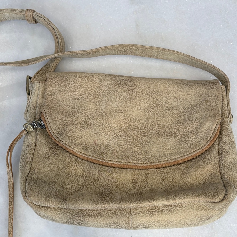 HOBO Classic Beige Crossbody Bag